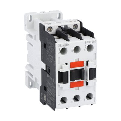Lovato BF32 Contactor, 60 V dc Coil, 3-Pole, 32 A, 22 kW, 690 V [BF3200D060]; 273-8976