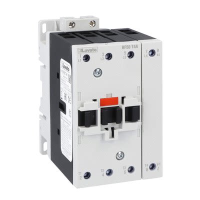Lovato BF50 Contactor, 460 V ac Coil, 4-Pole, 90 A, 102 kW, 690 V [BF50T4A46060]; 273-9053