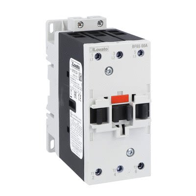 Lovato BF65 Contactor, 575 V ac Coil, 3-Pole, 65 A, 45 kW, 690 V [BF6500A57560]; 273-9061