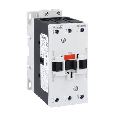 Lovato BF65 Contactor, 110 V ac/dc Coil, 3-Pole, 65 A, 45 kW, 690 V [BF6500E110]; 273-9062