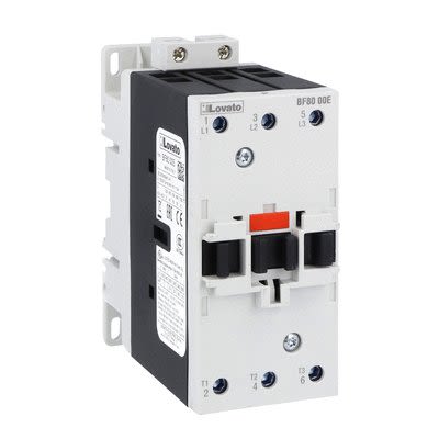 Lovato BF80 Contactor, 24 V ac Coil, 3-Pole, 80 A, 55 kW, 690 V [BF8000A02460]; 273-9072
