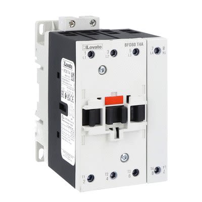 Lovato BFD80 Contactor, 575 V ac Coil, 4-Pole, 80 A [BFD80T4A57560]; 273-9186