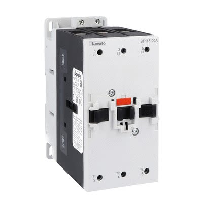 Lovato BF11 Contactor, 120 V Coil, 3-Pole, 115 A, 55 kW, 1 kV [BF11500A12060]; 273-9334