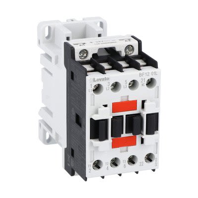 Lovato BF12 Contactor, 48 V Coil, 3-Pole, 12 A, 5 kW, 1NC, 690 V [BF1201L048]; 273-9360