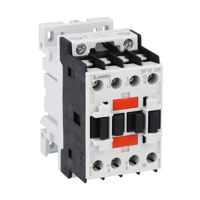 Lovato BF12 Contactor, 575 V Coil, 3-Pole, 12 A, 5 kW, 1NO, 690 V [BF1210A57560]; 273-9367