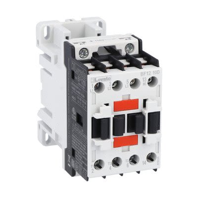 Lovato BF12 Contactor, 125 V dc Coil, 4-Pole, 12 A, 32 kW, 1NO, 690 V [BF1210D125]; 273-9371