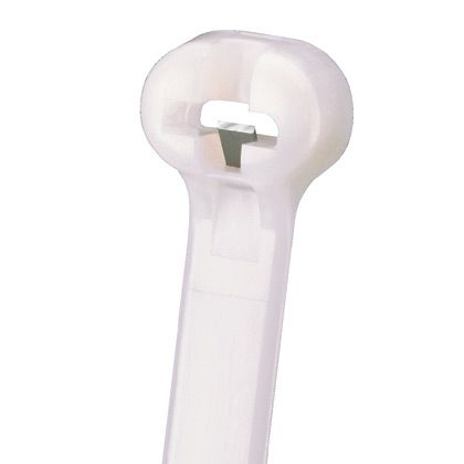 Panduit Cable Ties, 287mm x 3.6 mm, Natural Nylon, Pk-100 [BT3I-C]; 274-0046