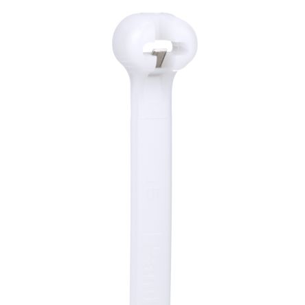 Panduit Cable Ties, 300mm x 7 mm, Natural Nylon, Pk-250 [BT3LH-TL]; 274-0053