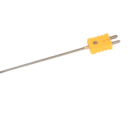 Electrotherm282 Type K Thermocouple 300mm Length, 3mm Diameter, 0°C → +1000°C [282-1K-3-0300S-ge]; 274-0130