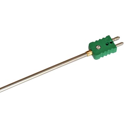 Electrotherm282 Type K Thermocouple 500mm Length, 6mm Diameter, 0°C → +1000°C [282-1K-6-0500S]; 274-0137
