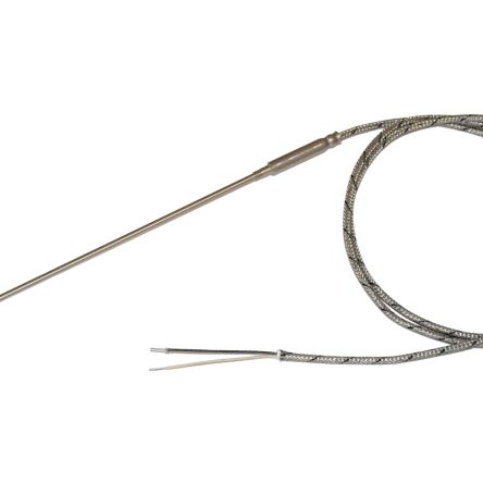 Electrotherm294 Type J Thermocouple 300mm Length, 1.5mm Diameter, 0°C → +700°C [294-1J-1.5-350-300]; 274-0153