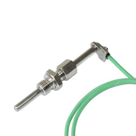 ElectrothermK7T Type K Thermocouple 100mm Length, 6mm Diameter → +350°C [K7T-1K-100-350-M10]; 274-0226