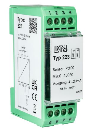 LKMelectronic LKM Temperature Transmitter Pt100 Input [LKM223/4]; 274-0282