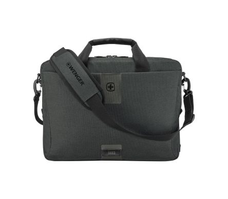 Wenger ECO Brief 16in  Laptop Briefcase, Charcoal [612263]; 274-0333