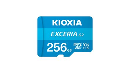 KIOXIA 256 GB MicroSDXC Micro SD Card, U3 [LMEX2L256GG2]; 274-0342