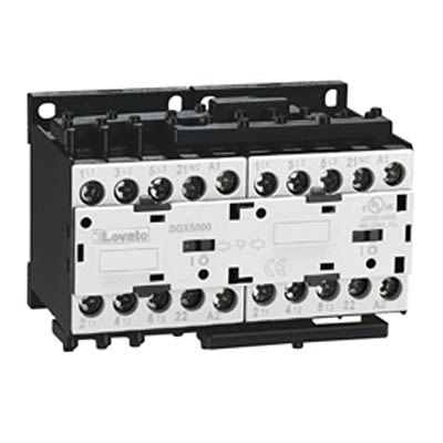 Lovato BGR12 Contactor, 12 V dc Coil, 12 A, 5 kW, 690 V [11BGR1201D012]; 274-0452