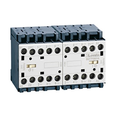 Lovato BGTP09 Reversing Contactor, 220 V dc Coil, 3-Pole, 9 A, 4 kW, 1NC, 500 V [11BGTP0901D220]; 274-0497