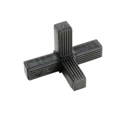 RS PRO 4-Way Connector, Square Tube Connector, Strut Profile 25 mm [0]; 274-1116