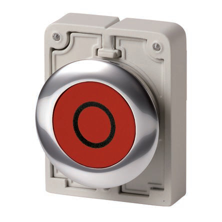 Eaton RMQ Titan M30 Series Push Button, Momentary, 30.5mm Cutout, IP66, IP67, IP69K [182936 M30C-FDR-R-X0]; 274-1134