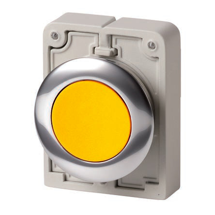 Eaton RMQ Titan M30 Series Push Button, Momentary, 30.5mm Cutout, IP66, IP67, IP69K [182946 M30C-FDR-Y]; 274-1137
