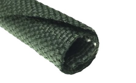 Tenneco Expandable Braided Nomex, PPS Green Protective Sleeving, 5mm Diameter, 25m Length, 2000 NX Series [ROUNDIT-2000-NX-5MM-GREEN]; 274-2752