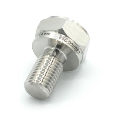 Hauber Elektronik, 01.109.0 Series M16 Mounting Adapater for Use with HE05x, HE20x Series, HE100, HE101, HE102, HE103, [01.109.032]; 274-3099