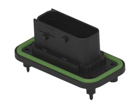 TE Connectivity 1-23781 Series Vertical Panel PCB Header, 15 Contact(s), 6 mm Pitch, 2 Row(s), Shrouded [1-2378191-1]; 274-3279