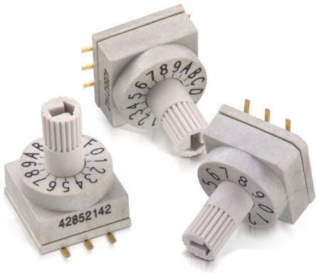Wurth Elektronik WS-ROSV, 10 Position, BCD Rotary Switch, 150mA, SMT [428521420910]; 274-3368