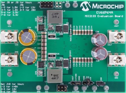Microchip MIC2133 Evaluation Board Buck Controller for MIC2133 for MIC2133 [EV66P64A]; 274-4624