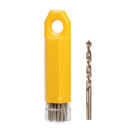 DeWALT 10-Piece Centre Drill Bit Set for Steel, 3.5mm Max, 3.5mm Min, HSS Bits [DT5542-QZ]; 274-4704