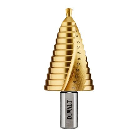 DeWALT Titanium Step Drill Bit 5mm x 35mm [DT90247-QZ]; 274-4731