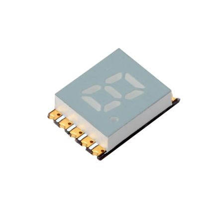 HDSM-201F Broadcom LED LED Display, CA Yellow 10 mcd RH DP 5.1mm [HDSM-201F]; 274-4995
