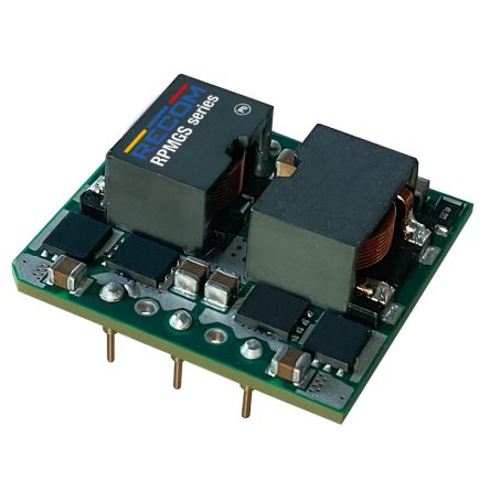 Recom RPMGS-20 DC-DC Converter, 5V dc/ 20A Output, 18 → 75 V dc Input, 0.75W, PCB Mount, +120°C Max Temp -40°C [RPMGS5.0-20]; 274-5498