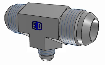 Parker Hydraulic Union Straight Threaded Adaptor UNF 1 1/16-12 Male to UNF 1 1/16-12 Male, 12-12-6JMTXS [12-12-6JMTXS]; 274-5664