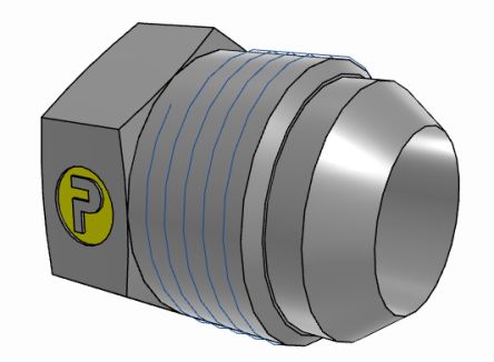 Parker Blanking Plug 19mm x 33mm [12PNMTXS]; 274-5703