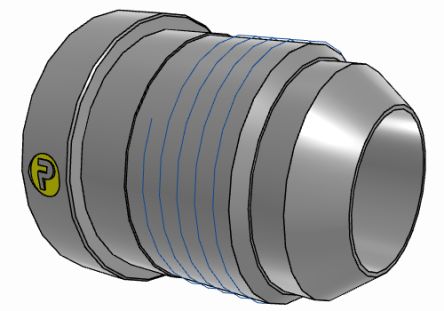 Parker Hydraulic Straight Threaded Reducer UNF 1 5/16-12 Female to UNF 1 1/16-12 Male, 16-12TRTXS [16-12TRTXS]; 274-5728