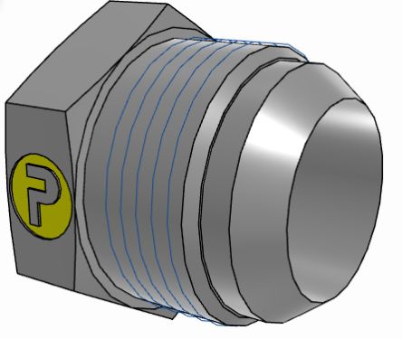 Parker Blanking Plug 25mm x 34mm [16PNMTXS]; 274-5752
