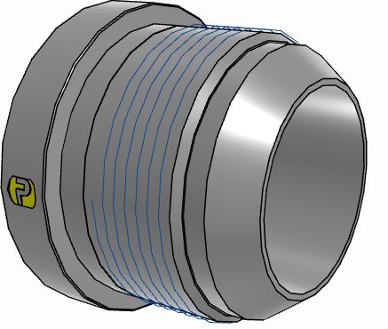 Parker Hydraulic Straight Threaded Reducer UNF 2 1/4-12 Female to UNF 1 7/8-12 Male, 28-24TRTXS [28-24TRTXS]; 274-5812