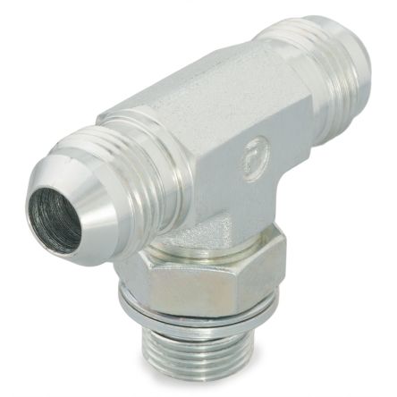 Parker Tee Male 37° JIC Flare to Male 37° JIC Flare, 4S4OMXS [4S4OMXS]; 274-5848