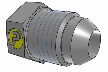Parker Blanking Plug 0.28in x 20mm [5PNMTXS]; 274-5876