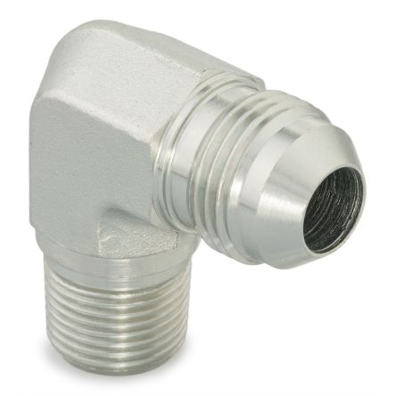 Parker Elbow 90° Male 37° JIC Flare to Male BSPT, 6-6C3MXS [6-6C3MXS]; 274-5893