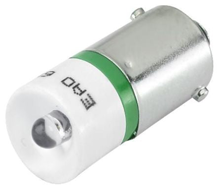 EAO Green LED LED Reflector Bulb, 12V ac/dc, 390mcd [10-2509.1145]; 274-8313