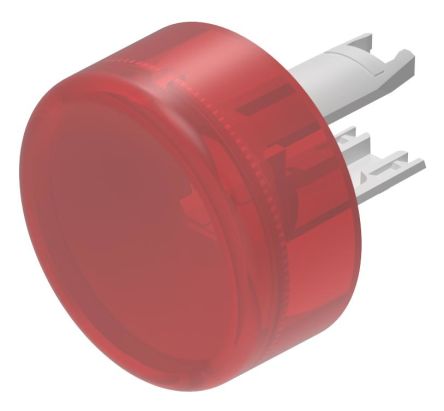 EAO Red Round Push Button Lens for Use with Push Button [18-962.2]; 274-8342