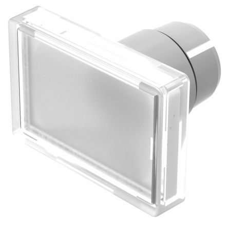 EAO Clear Rectangular Push Button Lens for Use with Push Button [22-903.7]; 274-8350