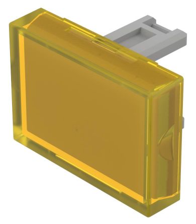 EAO Yellow Rectangular Push Button Lens for Use with Push Button [31-901.4]; 274-8354