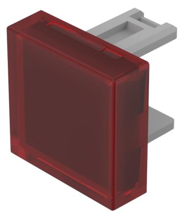 EAO Red Square Push Button Lens for Use with Push Button [31-951.2]; 274-8362