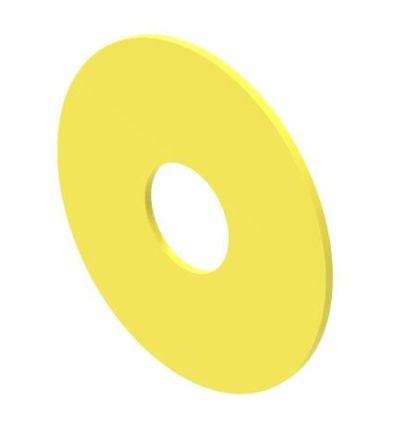 EAO Legend Plate for Use with Push Button, None [45-50K.1408]; 274-8374
