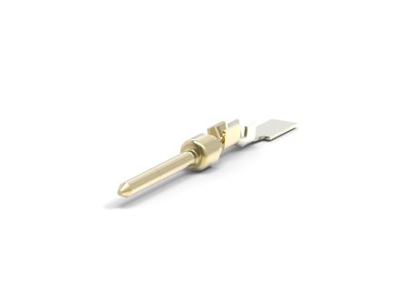 TE Connectivity, AMPLIMITE Series, PIN Crimp D-sub Connector Contact, Gold Pin, 28-24 AWG [66507-2]; 274-8588
