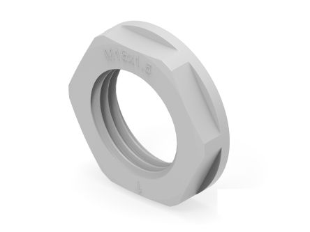 Entrelec Light Grey UL 94 V2 PA 6 Cable Gland Locknut, M16 Thread [1SNG607004R0000]; 274-8941