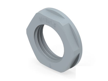 Entrelec Grey UL 94 V2 PA 6 Cable Gland Locknut, M16 Thread [1SNG607005R0000]; 274-8943